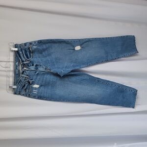 Old Navy Curvy O.G. Straight Leg Distressed Jeans - Size 10